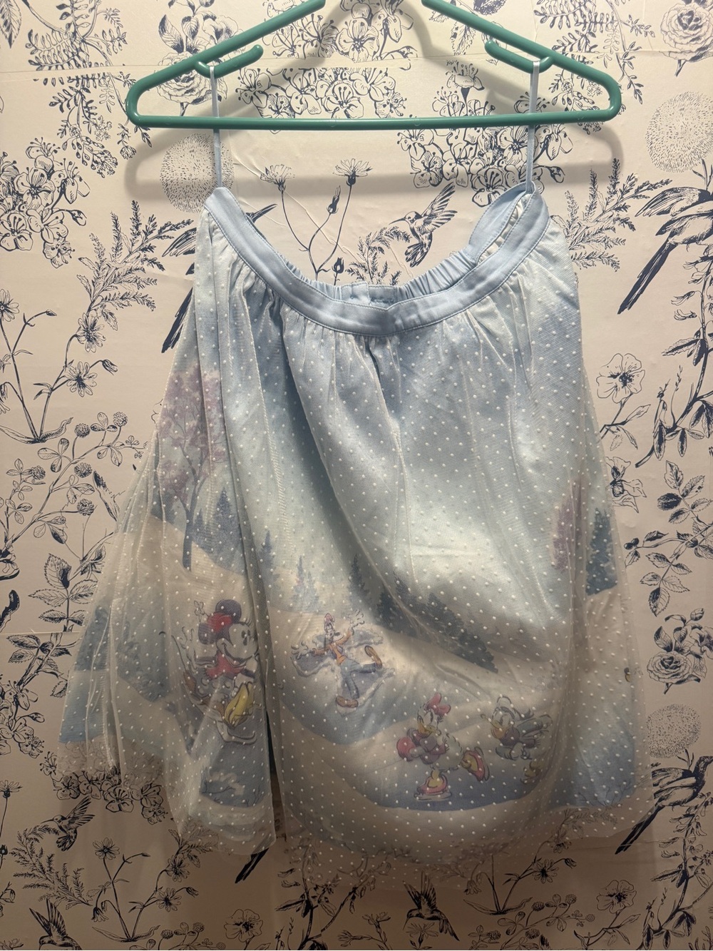 Her Universe Mickey and friends snow day skirt